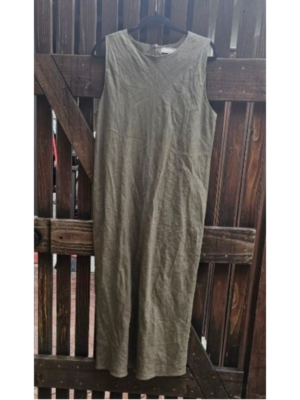 Everlane The Linen Bias Cut Dress Size 10 - Picture 3 of 9